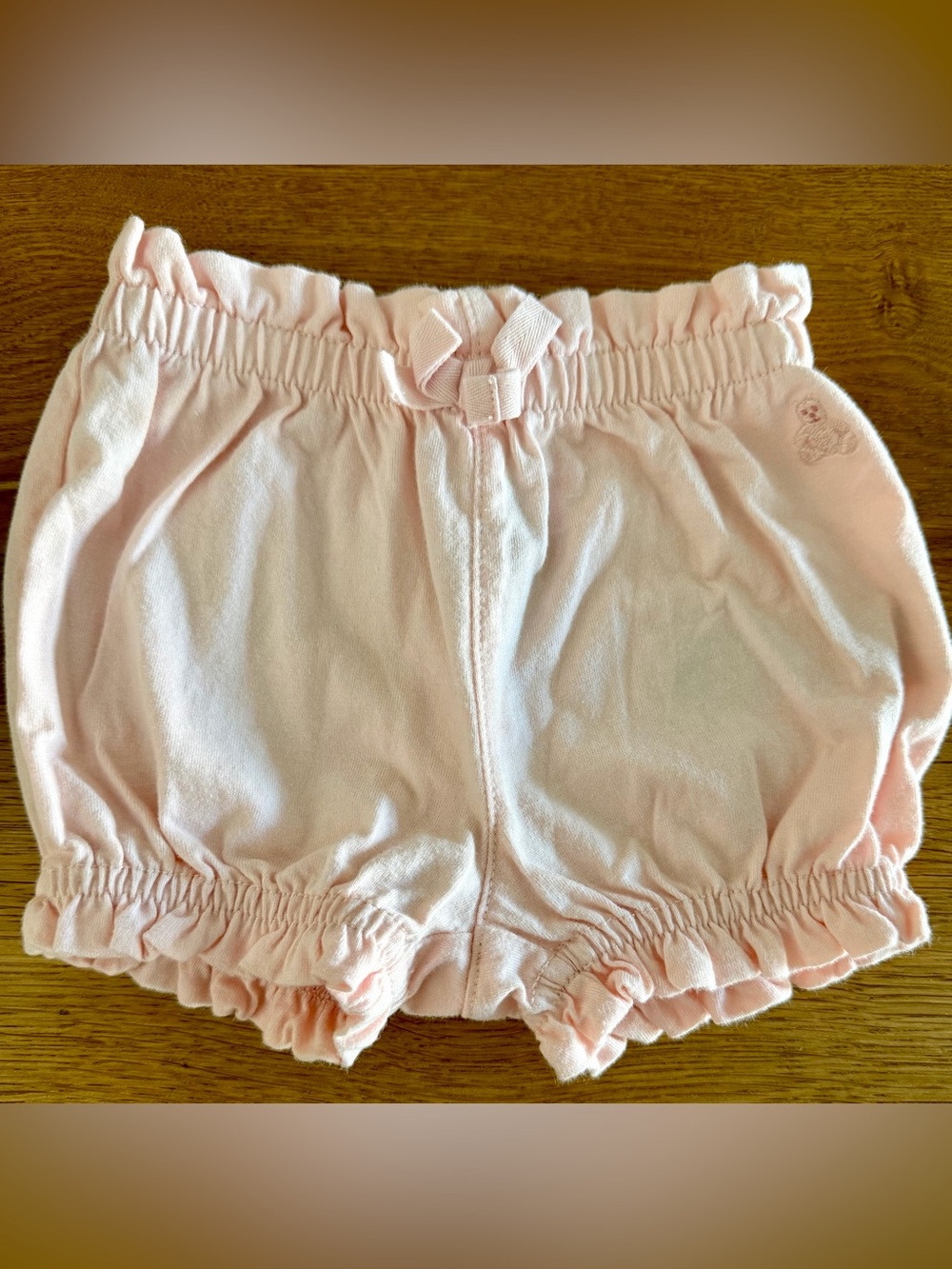 GAP Light Pink Ruffle Baby Shorts